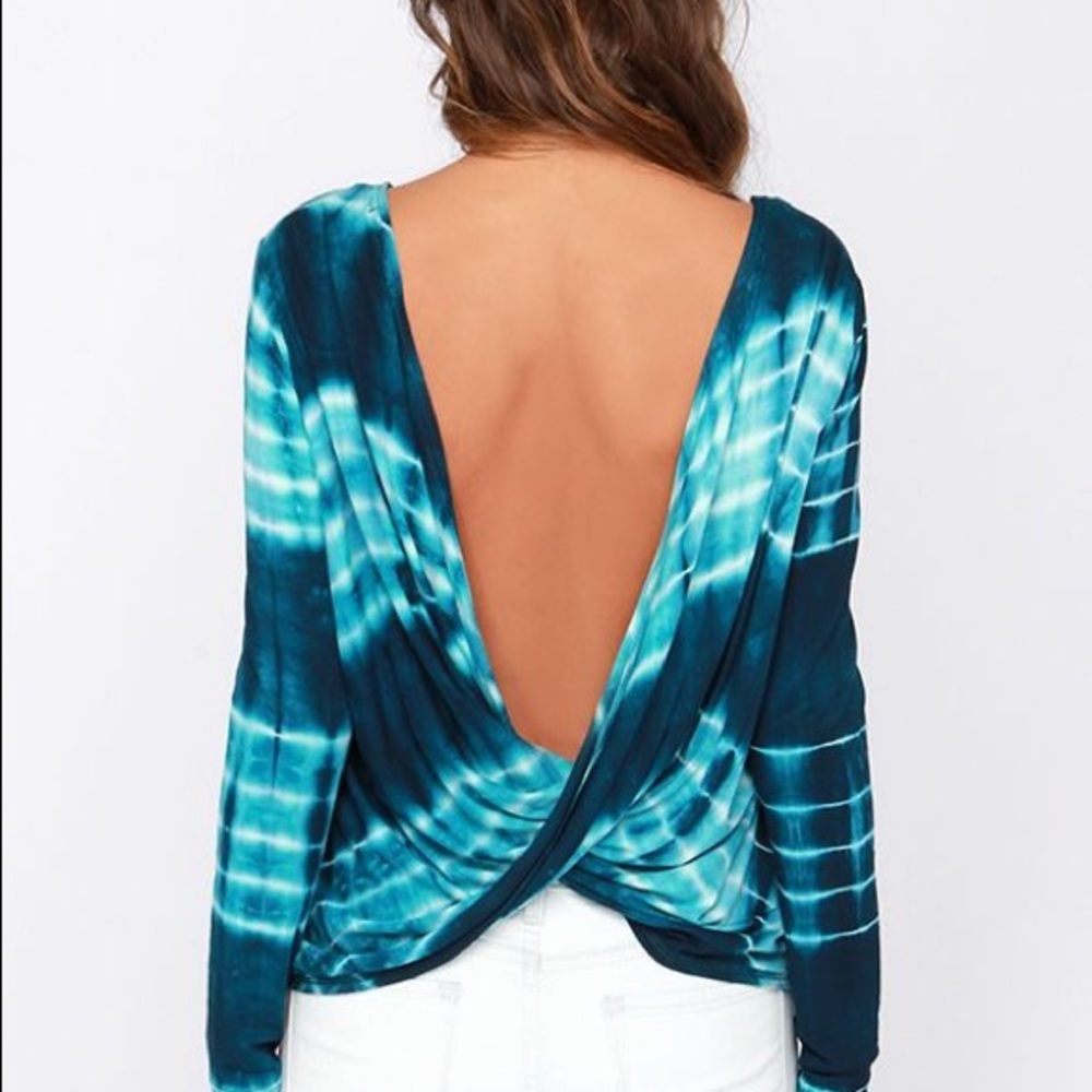 Lulu’s Tie Dye Top with Low Back